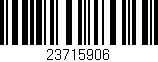Código de barras (EAN, GTIN, SKU, ISBN): '23715906'