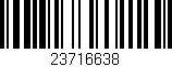 Código de barras (EAN, GTIN, SKU, ISBN): '23716638'