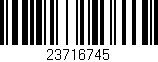 Código de barras (EAN, GTIN, SKU, ISBN): '23716745'