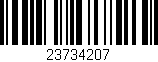 Código de barras (EAN, GTIN, SKU, ISBN): '23734207'