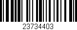 Código de barras (EAN, GTIN, SKU, ISBN): '23734403'