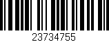 Código de barras (EAN, GTIN, SKU, ISBN): '23734755'
