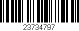 Código de barras (EAN, GTIN, SKU, ISBN): '23734797'