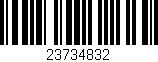 Código de barras (EAN, GTIN, SKU, ISBN): '23734832'