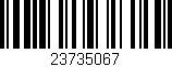 Código de barras (EAN, GTIN, SKU, ISBN): '23735067'