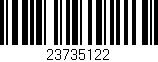 Código de barras (EAN, GTIN, SKU, ISBN): '23735122'
