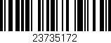 Código de barras (EAN, GTIN, SKU, ISBN): '23735172'