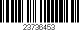 Código de barras (EAN, GTIN, SKU, ISBN): '23736453'
