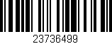 Código de barras (EAN, GTIN, SKU, ISBN): '23736499'