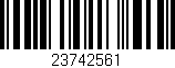 Código de barras (EAN, GTIN, SKU, ISBN): '23742561'