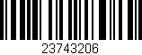 Código de barras (EAN, GTIN, SKU, ISBN): '23743206'
