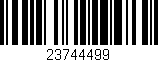 Código de barras (EAN, GTIN, SKU, ISBN): '23744499'