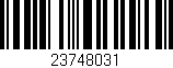 Código de barras (EAN, GTIN, SKU, ISBN): '23748031'