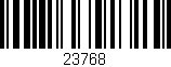 Código de barras (EAN, GTIN, SKU, ISBN): '23768'
