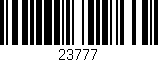 Código de barras (EAN, GTIN, SKU, ISBN): '23777'