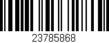 Código de barras (EAN, GTIN, SKU, ISBN): '23785868'