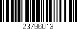 Código de barras (EAN, GTIN, SKU, ISBN): '23796013'