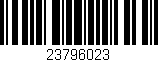 Código de barras (EAN, GTIN, SKU, ISBN): '23796023'