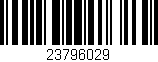 Código de barras (EAN, GTIN, SKU, ISBN): '23796029'