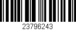 Código de barras (EAN, GTIN, SKU, ISBN): '23796243'