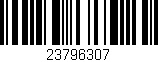 Código de barras (EAN, GTIN, SKU, ISBN): '23796307'