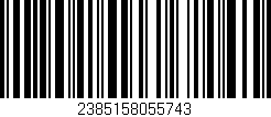Código de barras (EAN, GTIN, SKU, ISBN): '2385158055743'