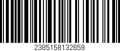 Código de barras (EAN, GTIN, SKU, ISBN): '2385158132659'