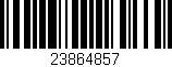 Código de barras (EAN, GTIN, SKU, ISBN): '23864857'