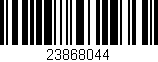 Código de barras (EAN, GTIN, SKU, ISBN): '23868044'
