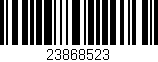 Código de barras (EAN, GTIN, SKU, ISBN): '23868523'