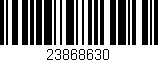 Código de barras (EAN, GTIN, SKU, ISBN): '23868630'