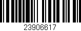 Código de barras (EAN, GTIN, SKU, ISBN): '23906617'