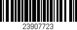Código de barras (EAN, GTIN, SKU, ISBN): '23907723'
