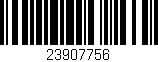 Código de barras (EAN, GTIN, SKU, ISBN): '23907756'