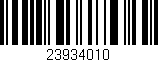 Código de barras (EAN, GTIN, SKU, ISBN): '23934010'