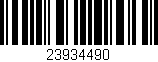 Código de barras (EAN, GTIN, SKU, ISBN): '23934490'