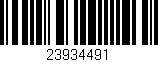 Código de barras (EAN, GTIN, SKU, ISBN): '23934491'