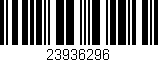 Código de barras (EAN, GTIN, SKU, ISBN): '23936296'