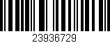 Código de barras (EAN, GTIN, SKU, ISBN): '23936729'
