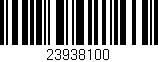 Código de barras (EAN, GTIN, SKU, ISBN): '23938100'