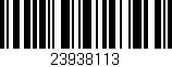 Código de barras (EAN, GTIN, SKU, ISBN): '23938113'