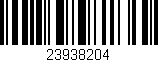 Código de barras (EAN, GTIN, SKU, ISBN): '23938204'