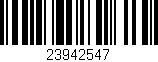Código de barras (EAN, GTIN, SKU, ISBN): '23942547'