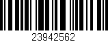 Código de barras (EAN, GTIN, SKU, ISBN): '23942562'
