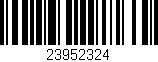 Código de barras (EAN, GTIN, SKU, ISBN): '23952324'
