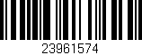 Código de barras (EAN, GTIN, SKU, ISBN): '23961574'