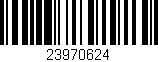 Código de barras (EAN, GTIN, SKU, ISBN): '23970624'