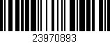 Código de barras (EAN, GTIN, SKU, ISBN): '23970893'