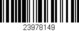 Código de barras (EAN, GTIN, SKU, ISBN): '23978149'