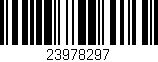 Código de barras (EAN, GTIN, SKU, ISBN): '23978297'